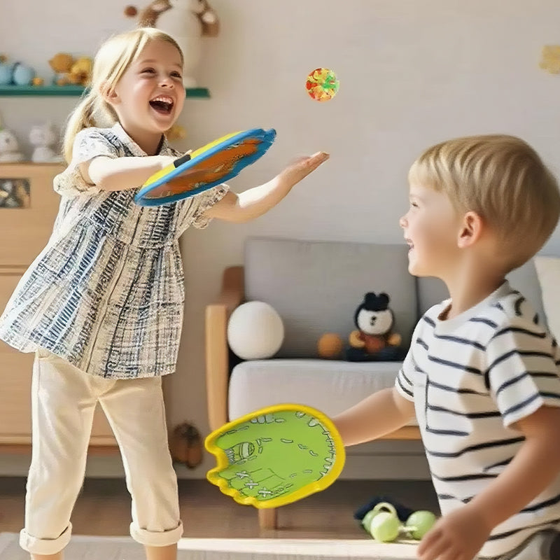 Barnens kasta och fånga-sugbollsspel