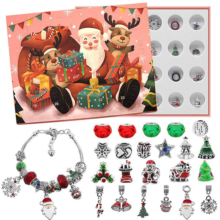 đGör-det-sjĂ€lv julkalenderarmband Set