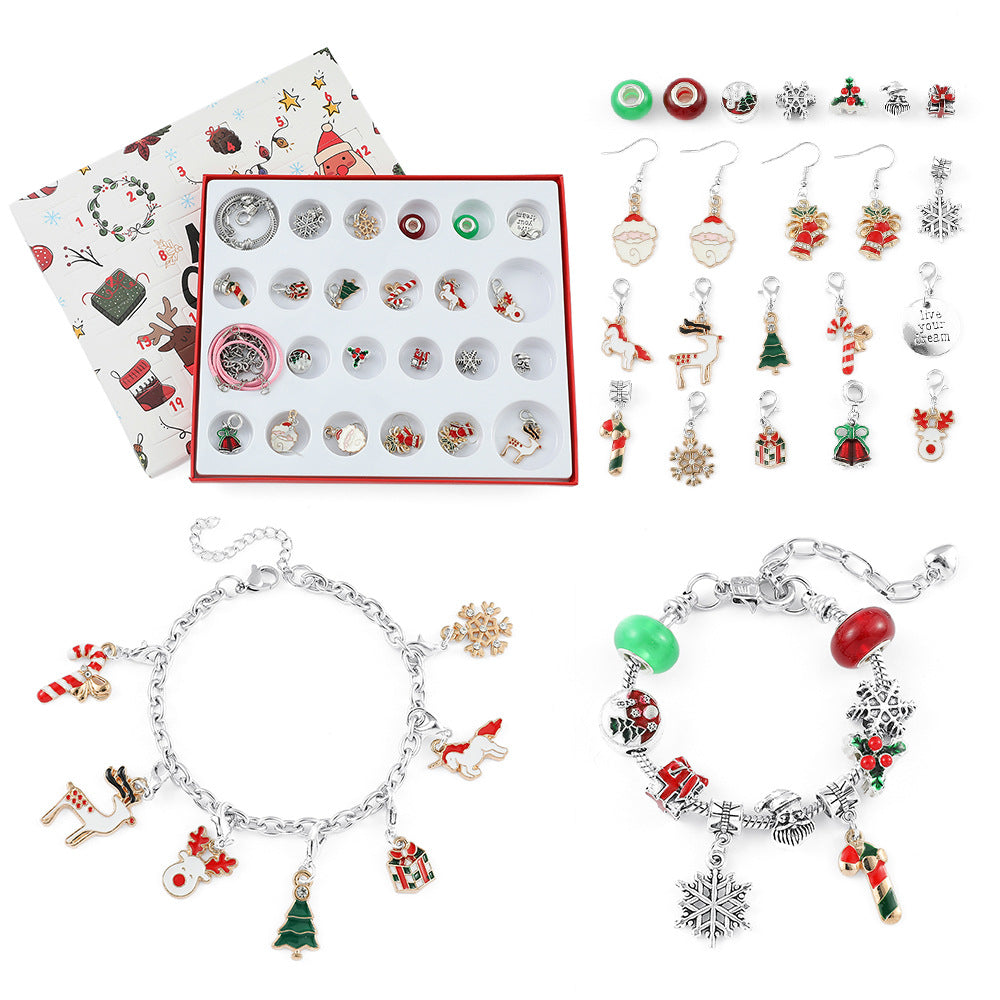 đGör-det-sjĂ€lv julkalenderarmband Set
