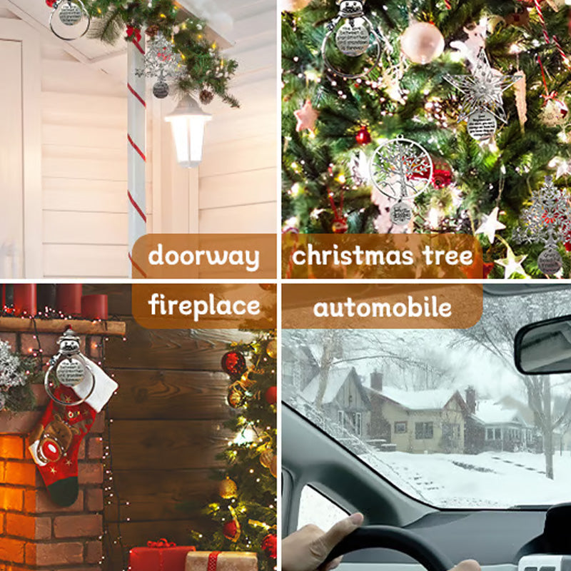 Hängande julprydnader - Kärlek för vän familj grannar