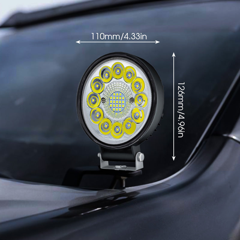 4-tums 99W LED-pod för terrängfordo