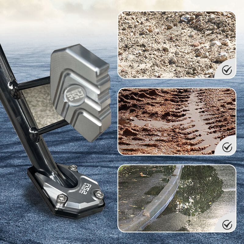 đ 49% OFFđ„Motorcykel Kickstand Fot Sidostativ FörlĂ€ngningsplatta