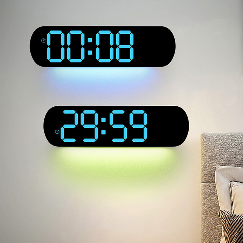 Multifunktionell Dekorativ LED Digital Väggklocka