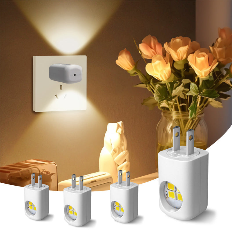 Smart LED-nattlampa för vägguttag med automatisk dimmer(🎁 Köp 1 – Få 1 Gratis!)