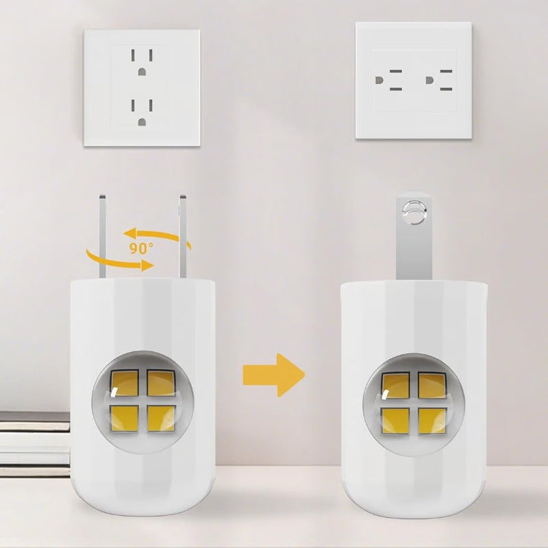Smart LED-nattlampa för vägguttag med automatisk dimmer(🎁 Köp 1 – Få 1 Gratis!)