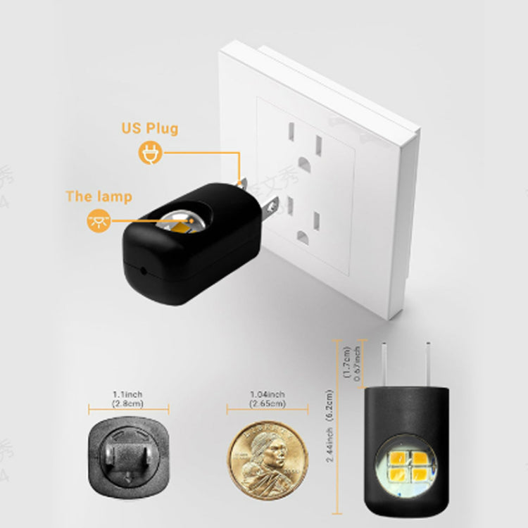 Smart LED-nattlampa för vägguttag med automatisk dimmer(🎁 Köp 1 – Få 1 Gratis!)