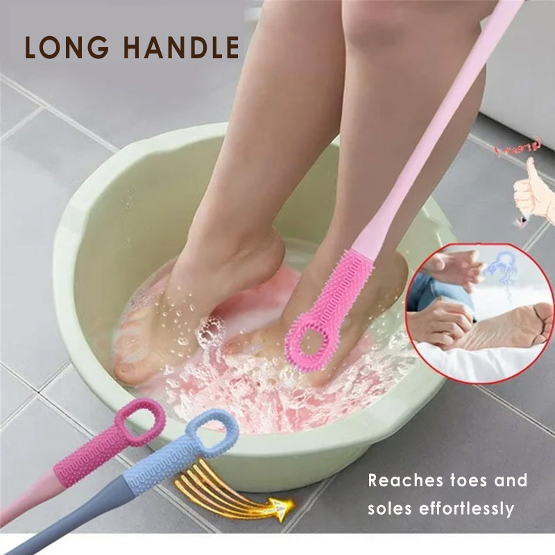 Skrubbborste för Tår och Fötter med Långt Handtag