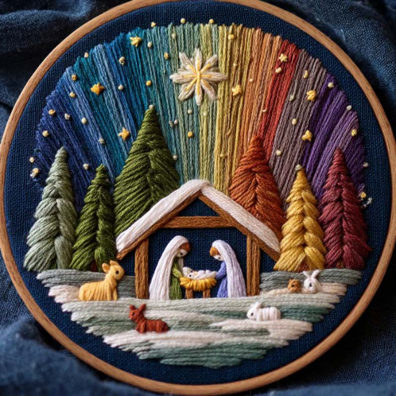 Gör-det-själv-broderier för Födelsekyrkan