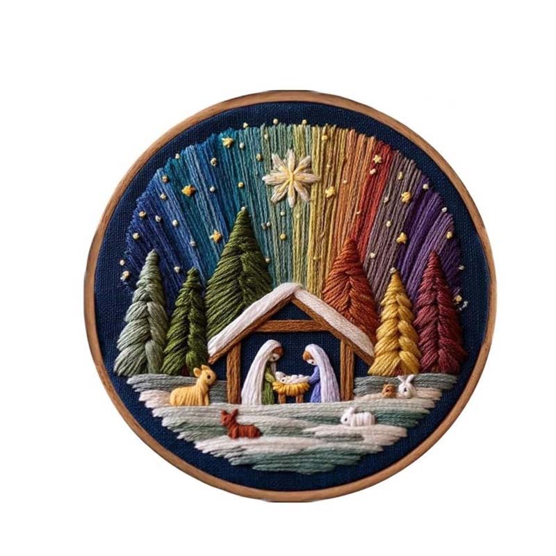 Gör-det-själv-broderier för Födelsekyrkan