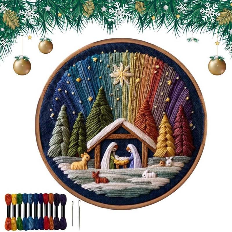 Gör-det-själv-broderier för Födelsekyrkan