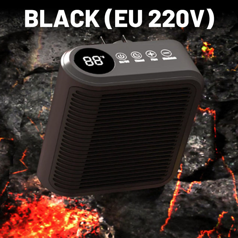 800W väggmonterad rumsvärmare med justerbar termostat och timer