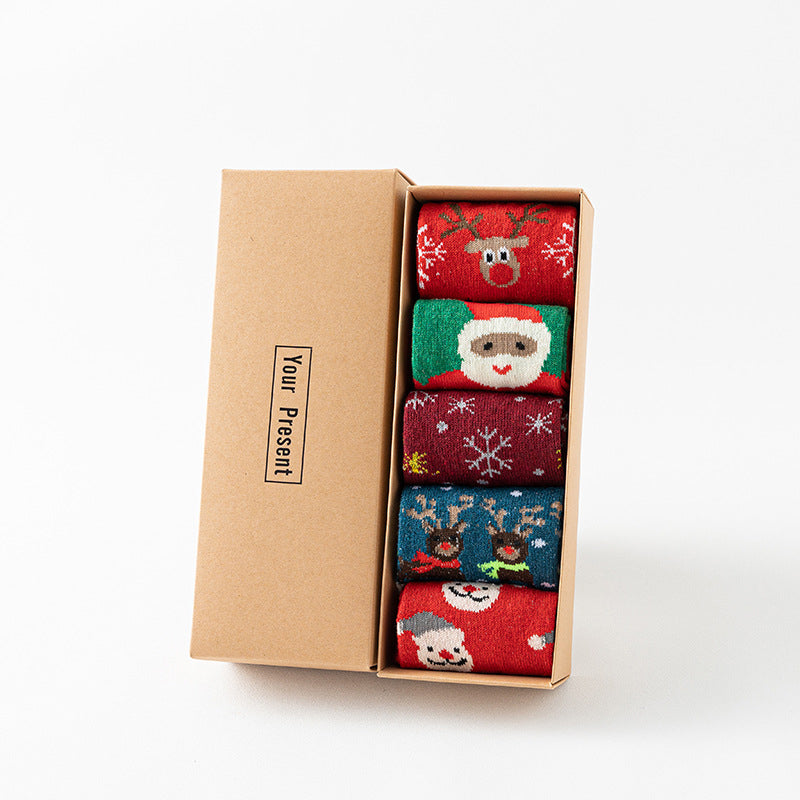 Strumpset med jultema för kvinnor