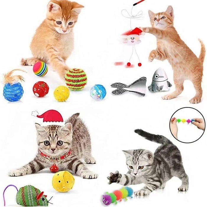 2025 julkalender med leksaker för katt och hund