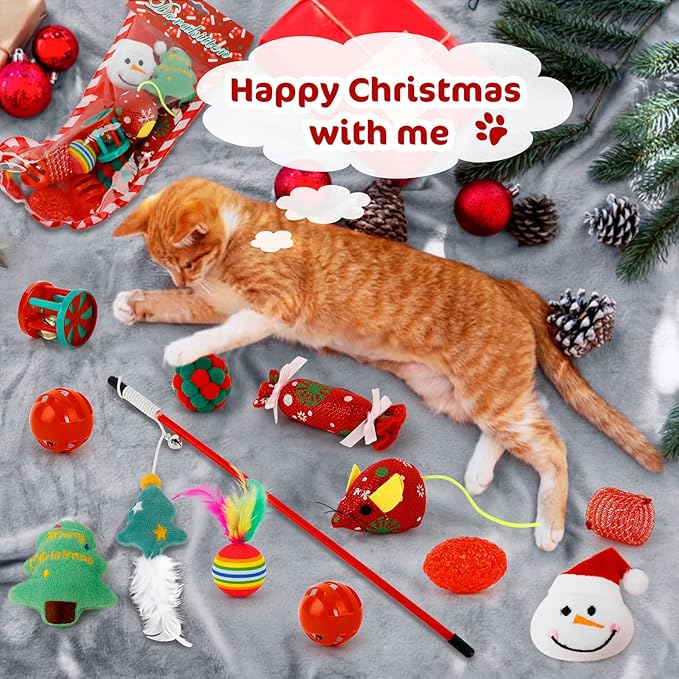 2025 julkalender med leksaker för katt och hund