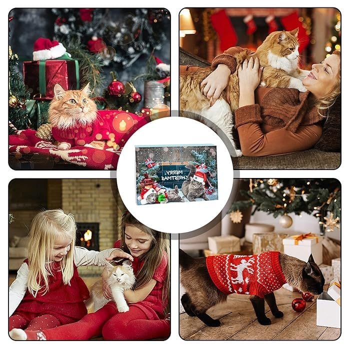 2025 julkalender med leksaker för katt och hund
