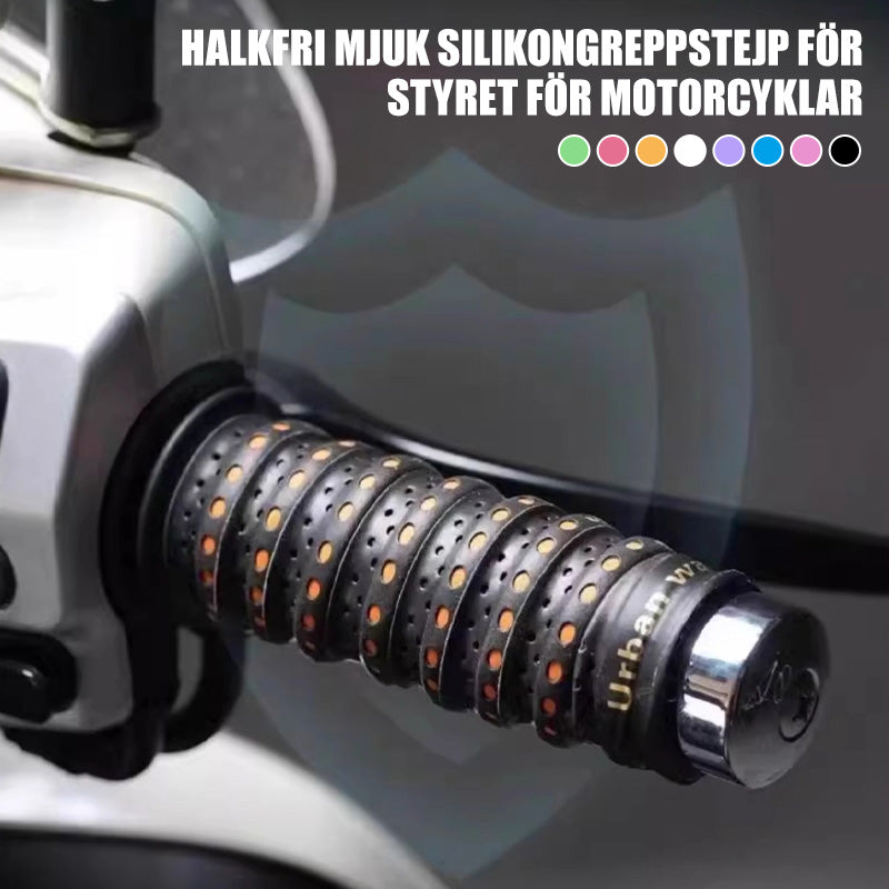 đŻNon-slip Soft Silicone Grip Tape för motorcykelstyren