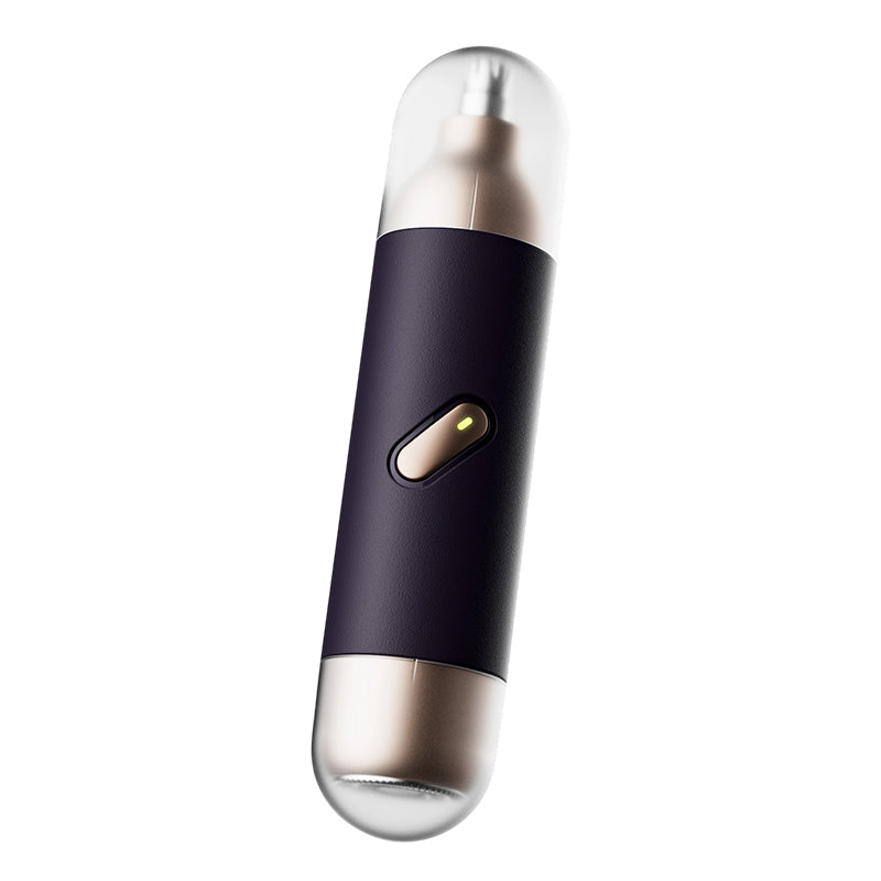 2-in-1 Mini Beard & Nose Hair Trimmer with LED