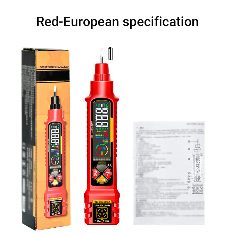 ⚡ 50% RABATT! Smart Effektmätningspenna – Spänningstest, Kontaktfri & Multifunktionsdetektion 🔍