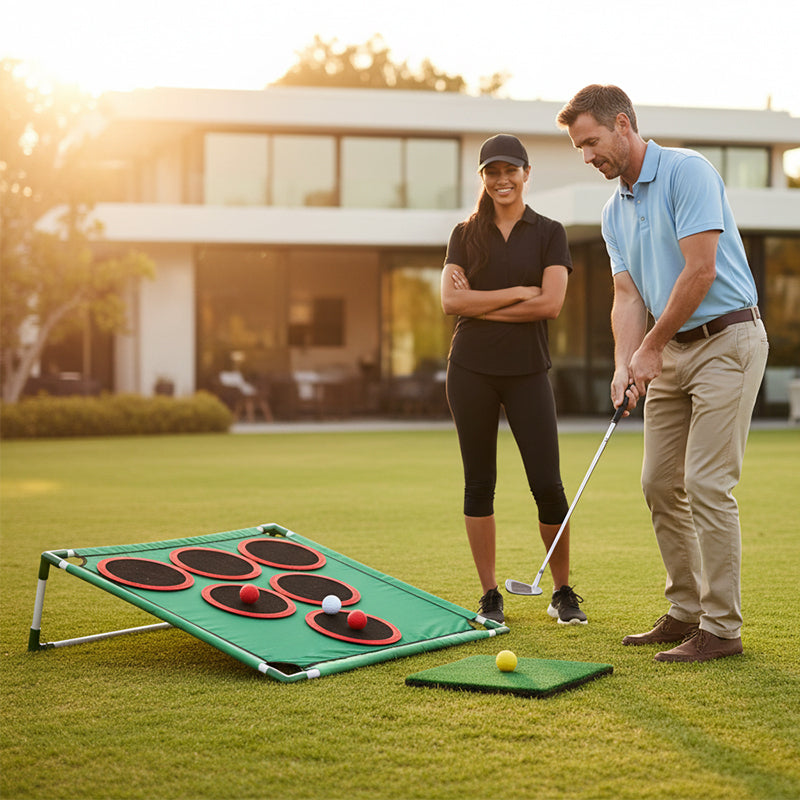 Portabelt golfmålspelset