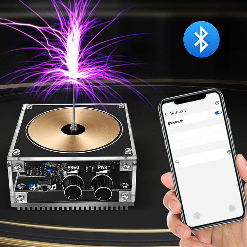 Tesla Coil Beröringsbar blixt Bluetooth Music Audio ⚡ (Fri frakt)