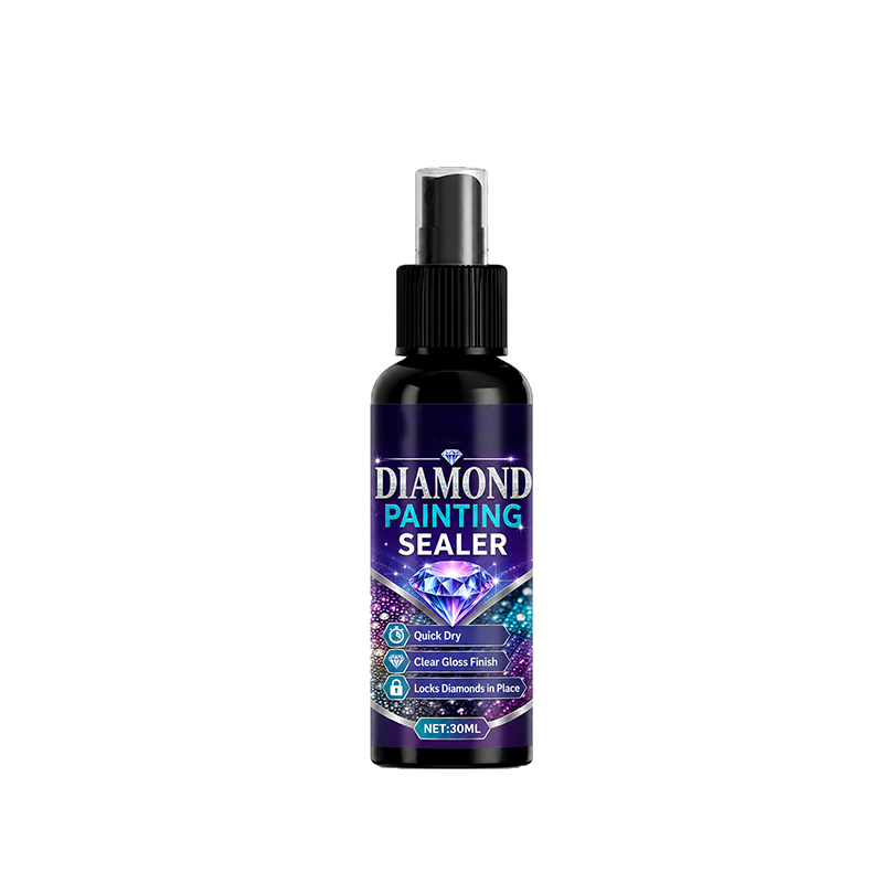 đâš Förseglingsspray för diamantmĂ„lning â hĂ„ller stenarna pĂ„ plats, glansig finish, snabbtorkande och hĂ„llbar