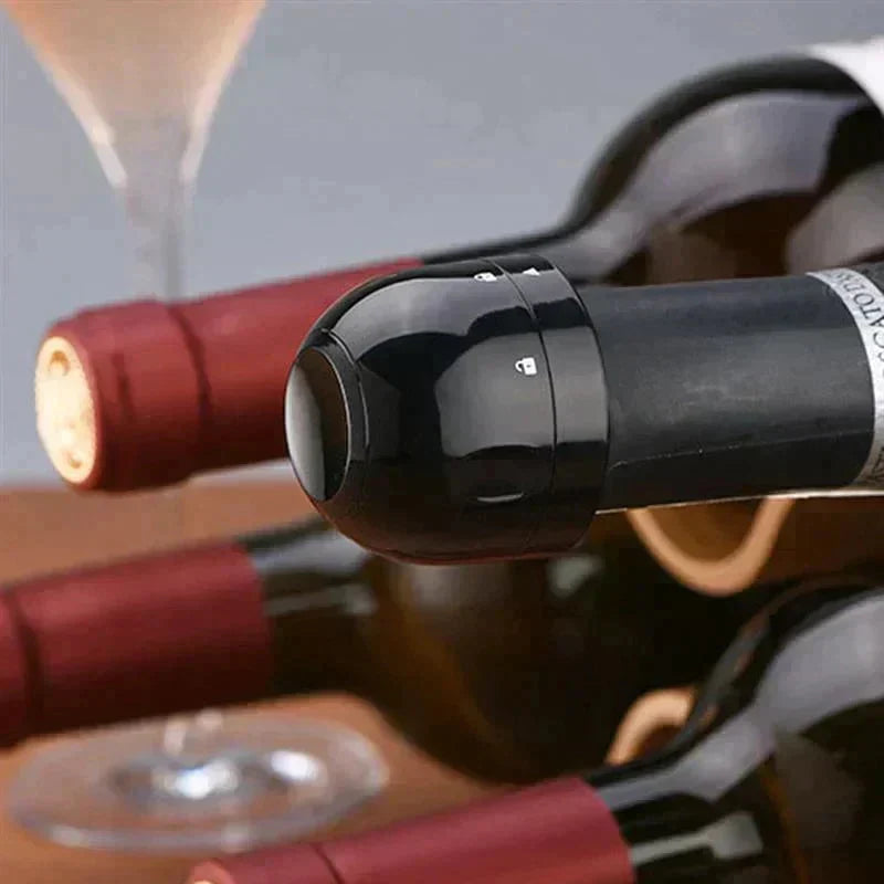 đ Silikonförsegling för Vin/Champagneflaskor - Julens Perfekta Tillbehör đ„