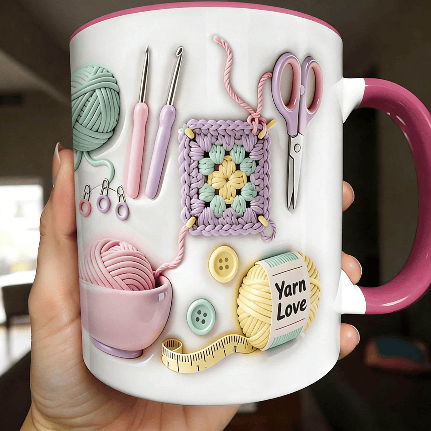 🔥 SISTA DAGEN – 50 % RABATT!! 🏆 ⚡ Flash Sale – Över 50 000 sålda! Nästan slut 💥 Yarn Love-mugg – Perfekt gåva till hantverkare och kreativa själar 🎨☕