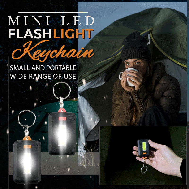 Mini LED-nyckelring med ficklampa