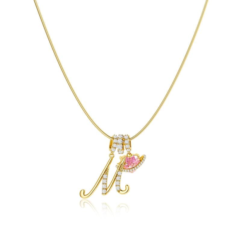 💖Sista dagen 49 % rabatt✨3-lagers halsband med initialer A-Z🎀