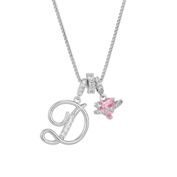 💖Sista dagen 49 % rabatt✨3-lagers halsband med initialer A-Z🎀