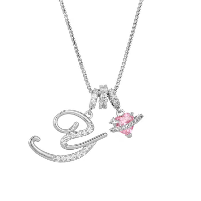 💖Sista dagen 49 % rabatt✨3-lagers halsband med initialer A-Z🎀