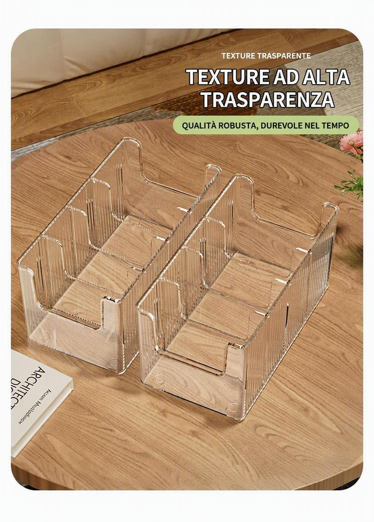 🔥 Utdragbar transparent medicinorganiserare – teleskopisk 24,5–43 cm 💊🗄️