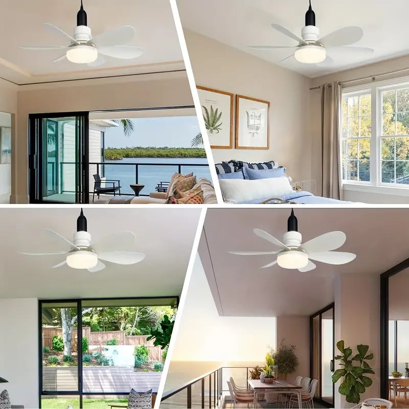 ⏳ SISTA DAGEN PÅ REA 49% RABATT 🔥 SmartBreez™ 40W LED-takfläkt med lampa – 20,5” ultratyst med fjärrkontroll 🎯 | E27 + GRATIS B22-adapter 🔌 | För sovrum 😴, kök 👩‍🍳 & garage 🛠️