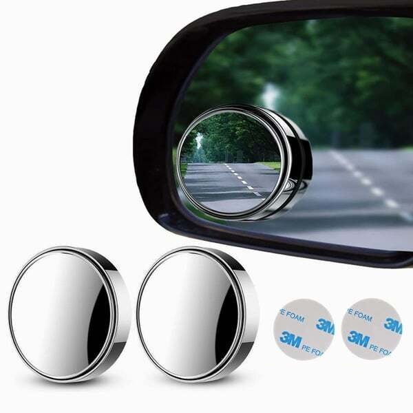 🚗 50 % RABATT NU! 👀 Dödvinkelsspeglar för Bilen – 2-pack, 360° Justerbara & Bredare Sikt Bakåt 🔧✨
