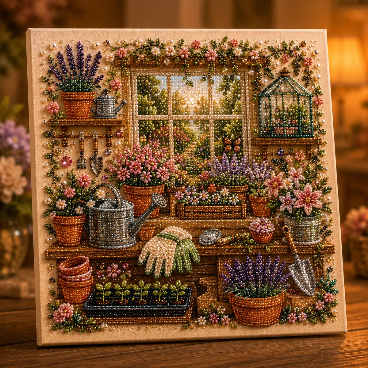 ⏳🔥Begränsad tid — 67 % RABATT!🎁💎3D-diamond painting-set med mysiga hobbyrum — koppla av & skapa🧘