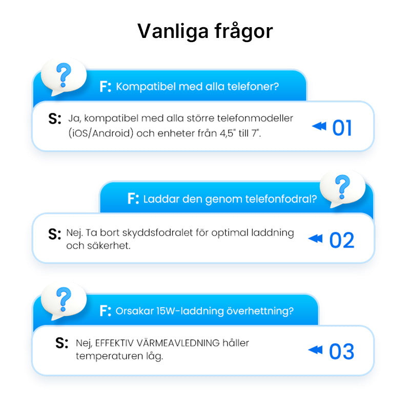 Multifunktionell Trådlös Snabbladdare Telefonställ