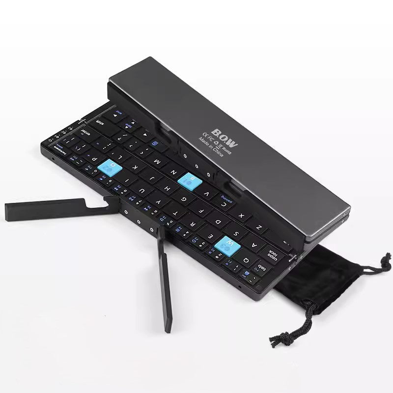 ✨ Nyhet 50 % RABATT💻Bärbar Mini Hopfällbar Tangentbord - Perfekt för Telefon, Surfplatta och Laptop