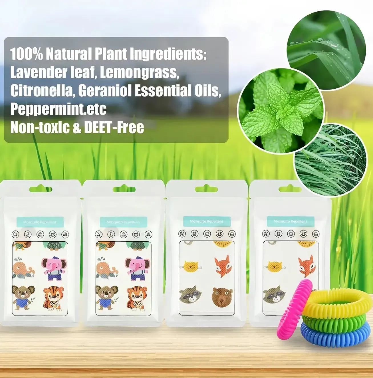 🦟SAY GOODBYE TO MOSQUITOES - Smiley myggavvisande lapp