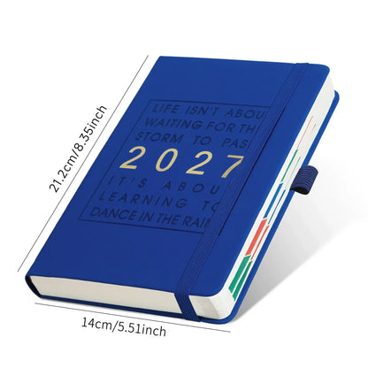 📅 En dag per ark, redo att fyllas – A5 2027 kalender med bläckvänligt papper