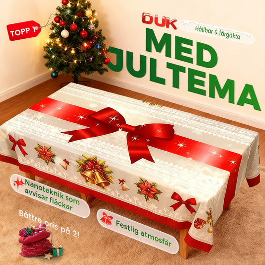 ✨Nyheter för julen✨Snygg julduk med tryck