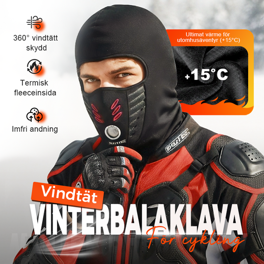 💥Årets slutrea – 50 % rabatt💞 Vindtät helmask för vinterbruk, unisex