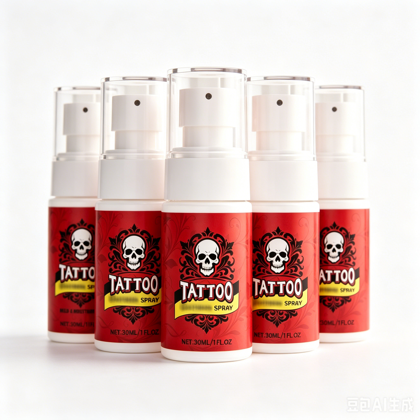 Fuktgivande spray för tatueringsvård