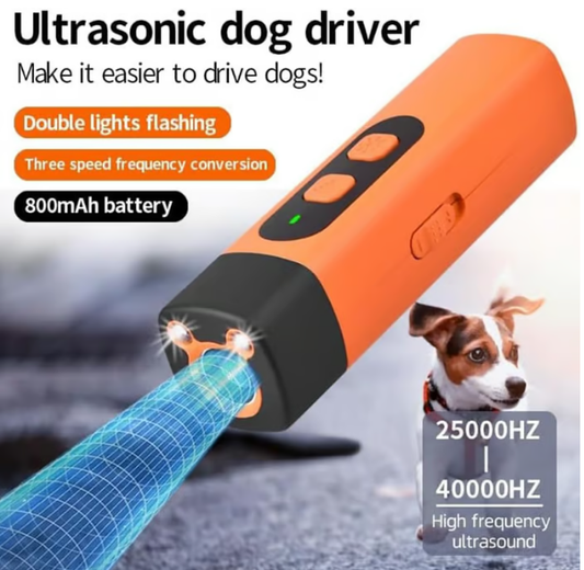 Professionell ljudsignal för hundträning Hundskrämmare med LED-ficklampa