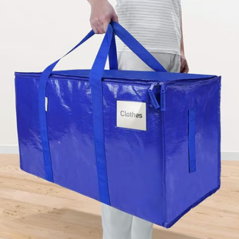 🔥 Tidsbegränsat erbjudande – 49% RABATT 📦 Stor extra kraftig transparent förvaringspåse i tjock plast för kläder, flytt och förvaring