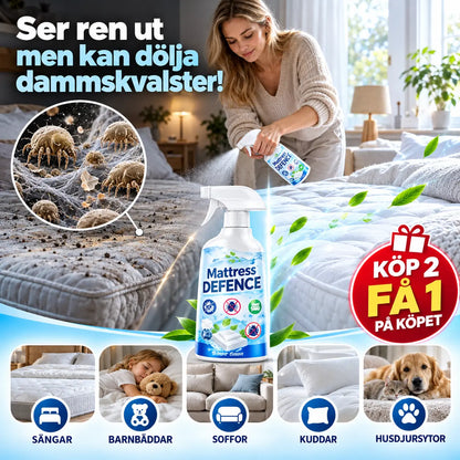 🛏️ KÖP 2 – FÅ 1 GRATIS! Motverka kvalster i madrasser och sängkläder – effektiv kvalsterspray för en fräschare sovmiljö