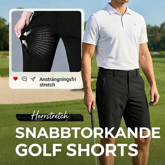 ⏳SISTA DAGEN REA 50 % RABATT !!📢Herrstretch snabbtorkande golfshorts