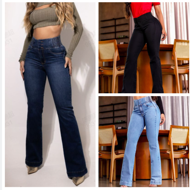 🔥2026 bästsäljare 🔥 Stretchiga jeans med hög midja