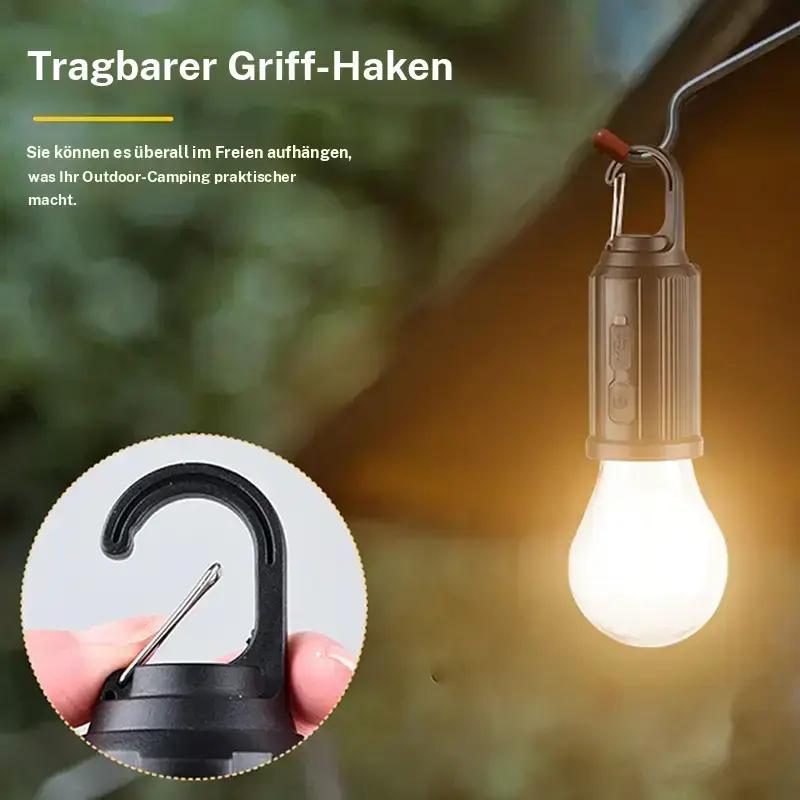 ⏳Begränsad tid – 50% rabatt⏰Utomhuscamping Hängande Typ-C Laddning Retro Glödlampa Belysning Dekoration