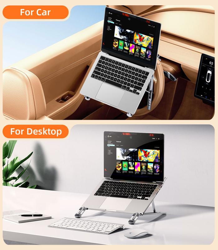 Hopfällbart Laptopställ för Bilen