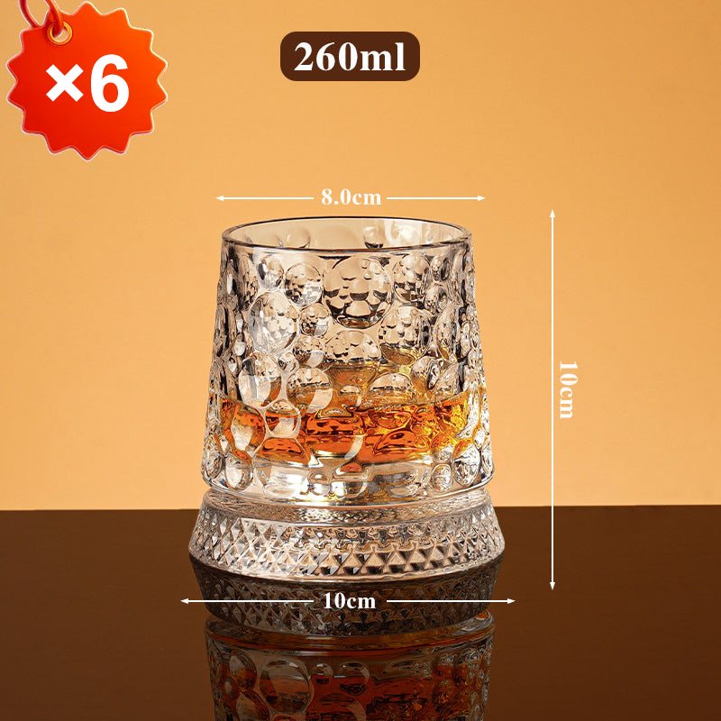 Unikt roterande dricksglas | ✨ Visuellt spektakulärt | 🎁 Perfekt present till whiskyälskare 🥃